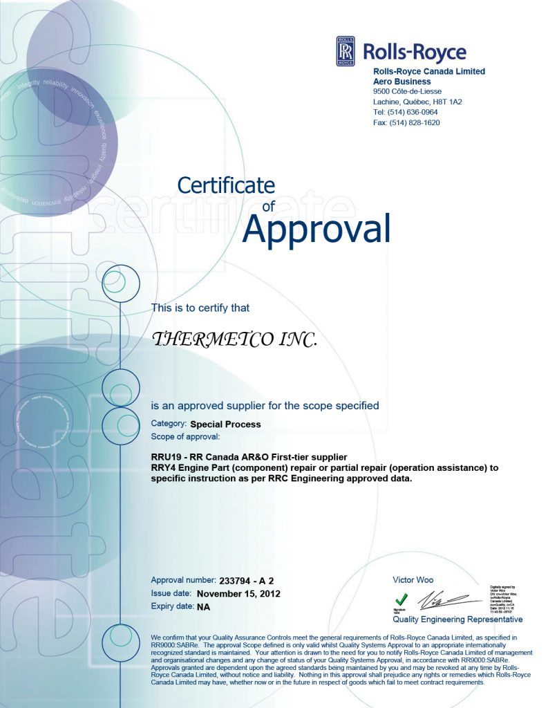 Rolls-Royce-Aero-Certificate-of-Approval